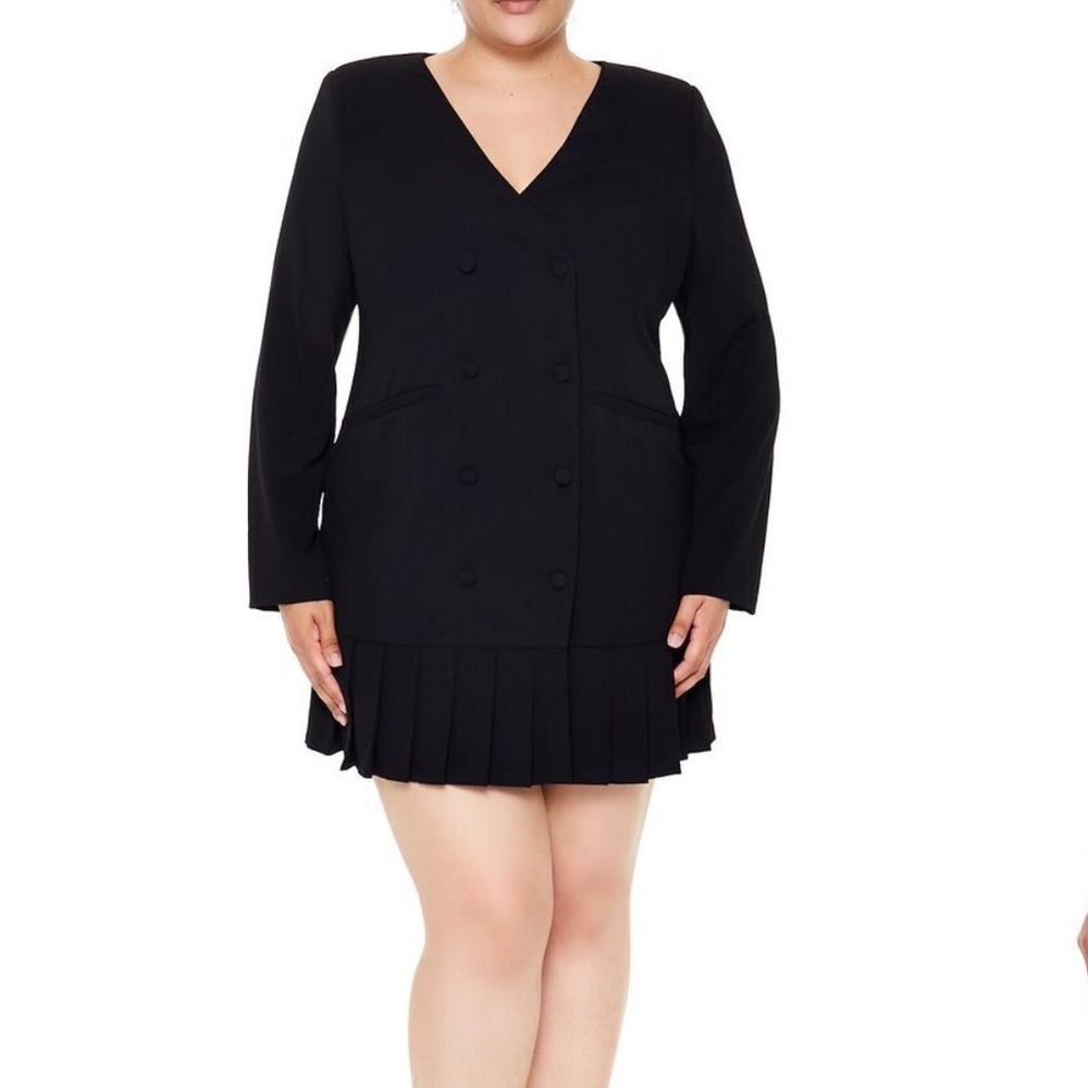 Forever 21 Plus Size Blazer Mini Dress
Color: Black Size: 2X - Picture 2 of 5